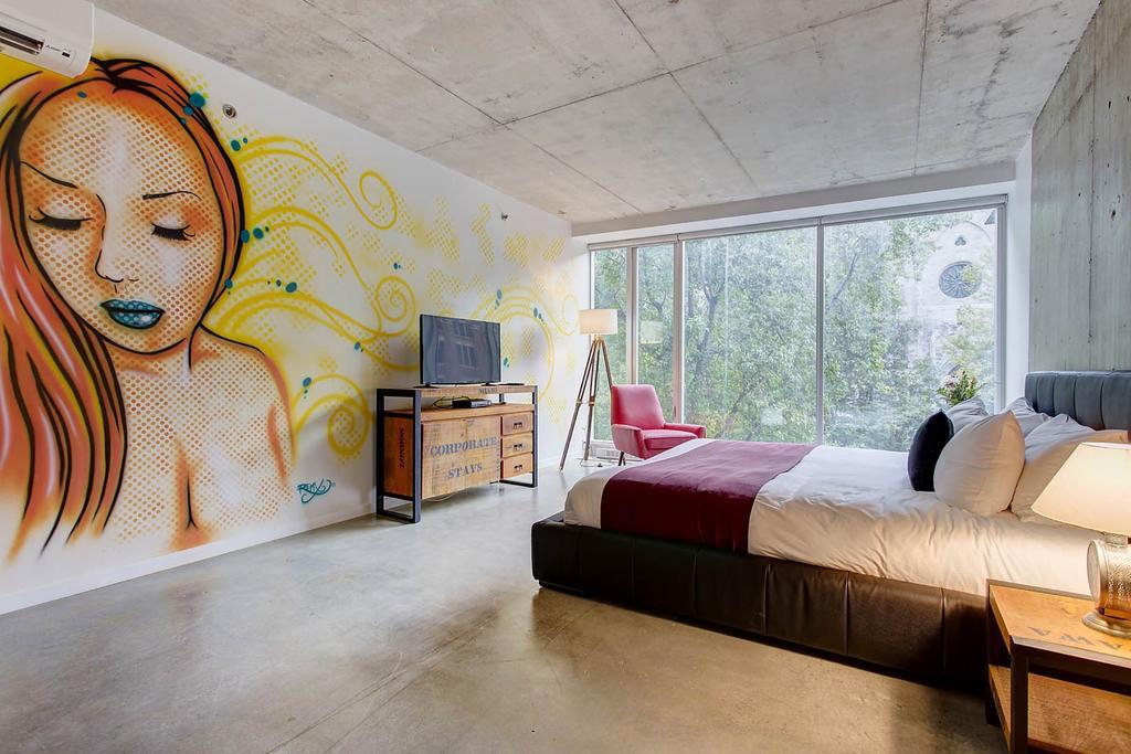 Loft4U Apartments By Corporatestays Монреал Стая снимка
