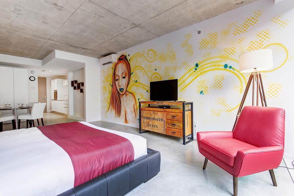 Loft4U Apartments By Corporatestays Монреал Стая снимка