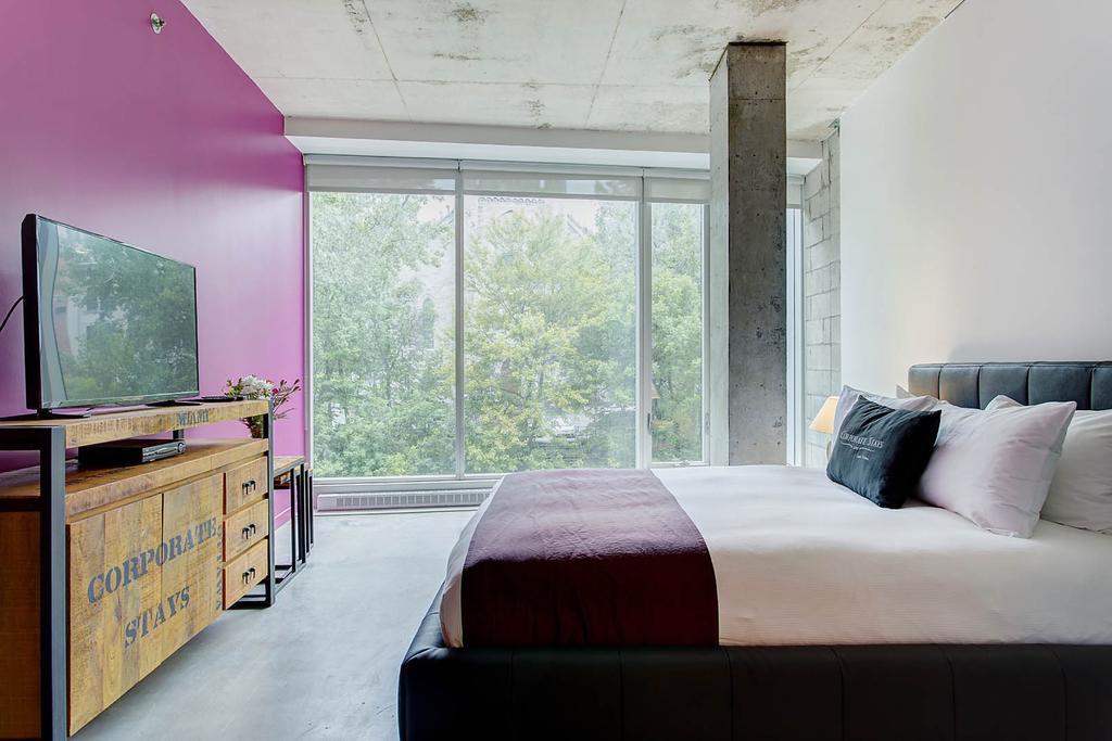 Loft4U Apartments By Corporatestays Монреал Стая снимка